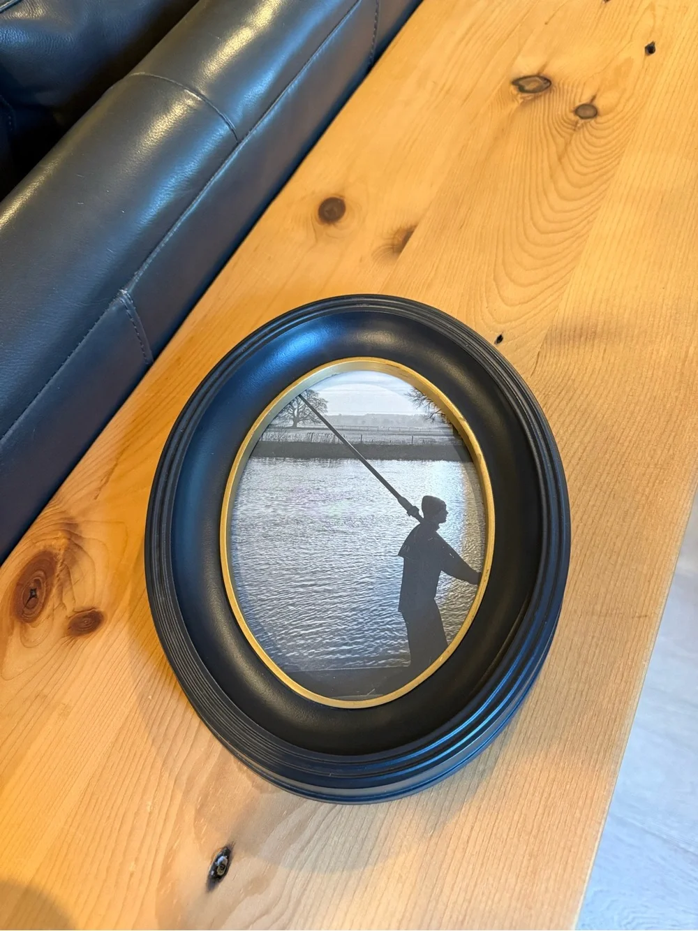 Oval Black Wall Photo Frame